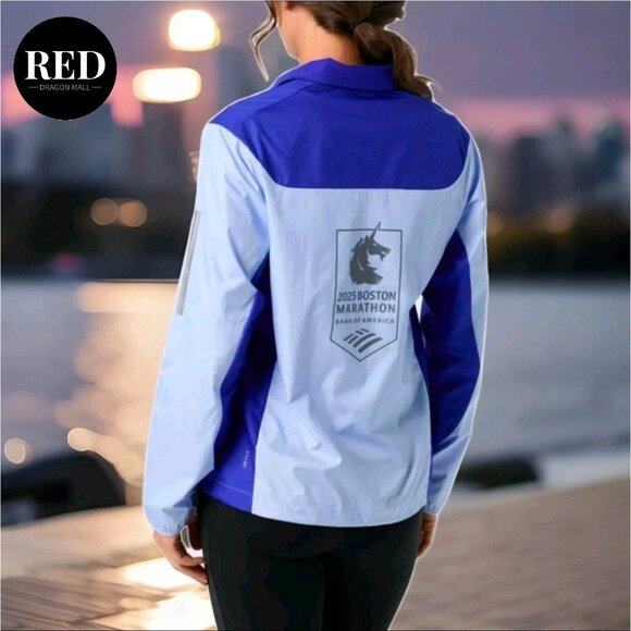 Adidas 2025 Official Boston Marathon Jacket - Women’s Size L $120 - Picture 2 of 13